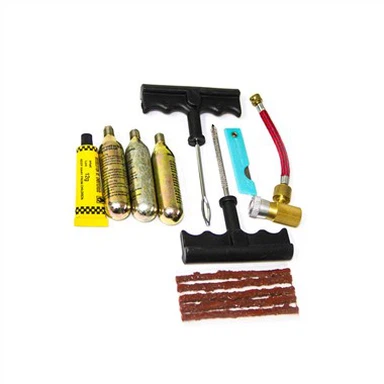 Kit de reparación de neumáticos de motocicleta
